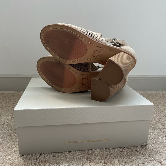 Marc Fisher Vixen Peep Toe Sandal - Picture 3 of 8